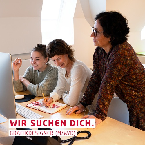 GrafikdesignerIn gesucht