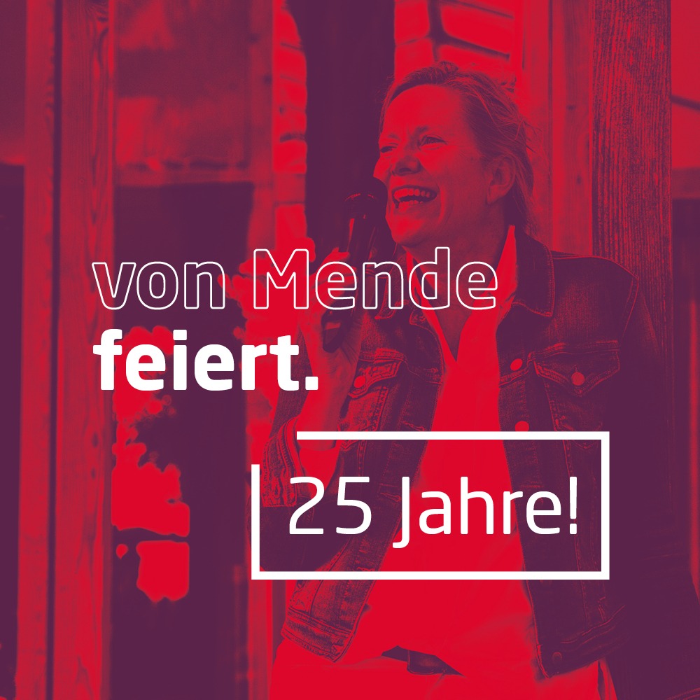 von Mende feiert.