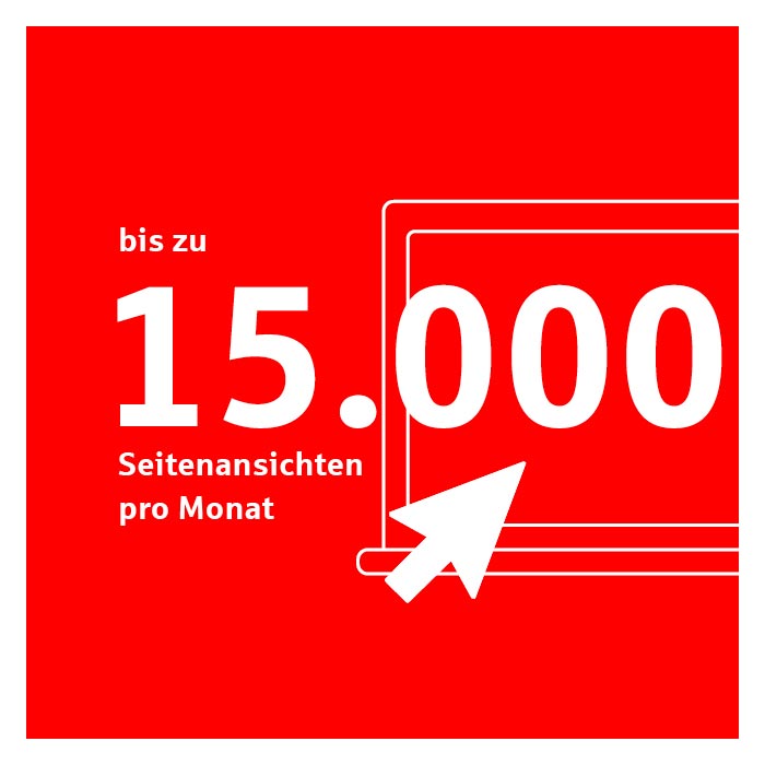 Bild zeigt: das die *1786 LzO Magazin bis zu 15.000 Seitenansichten im Monat hat.